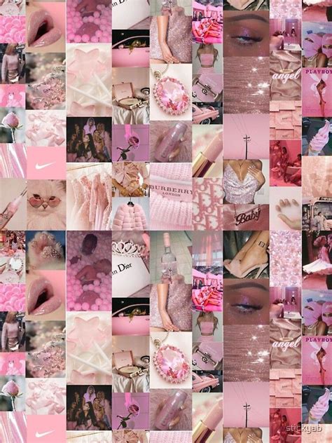 Hd to 4k quality, all ready for download! pink baddie/ soft aesthetic collage iPhone Case & Cover by ...