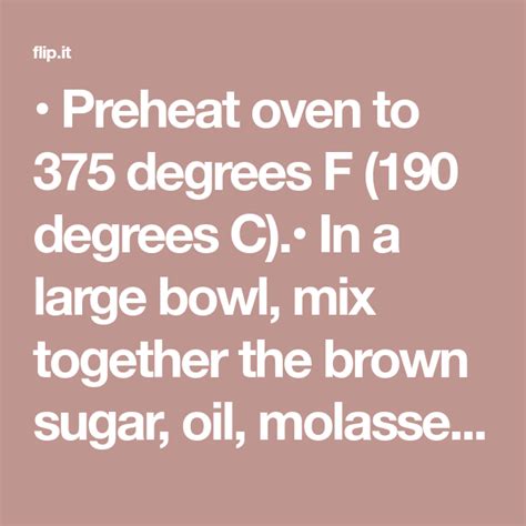 I also sliced mine after only cooling for 15 minutes (i might only wait 10 minutes next time as the longer you wait the more crumbly they are). Preheat oven to 375 degrees F (190 degrees C).• In a large ...