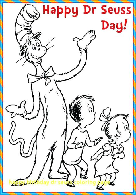 Seuss characters coloring pages for free. Dr Seuss Birthday Coloring Pages at GetColorings.com ...