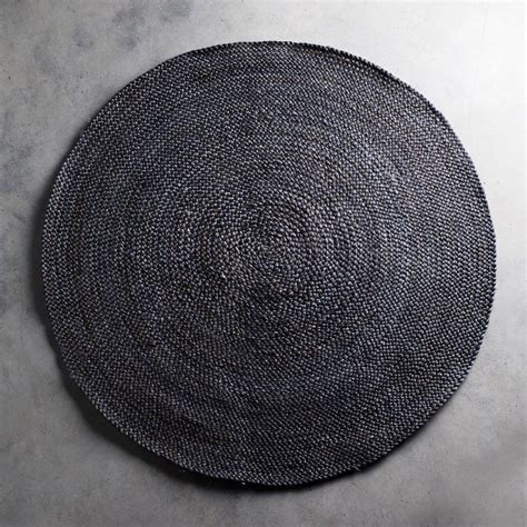 Colour is something that you want to take into consideration so if you think that a room might gain from a pop of colour then a round or circle rug could be ideal. Jute grey round carpet/rug large 120cm was £125