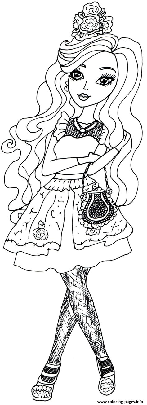 Finally, coloring helps your offspring to relax and reduces his/her hyperactivity. Ever After High Hat Tastic Briar Beauty Coloring Pages ...