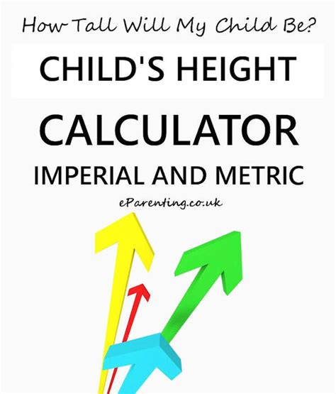 Child's Adult Height Calculator - How Tall Will My Child Be?