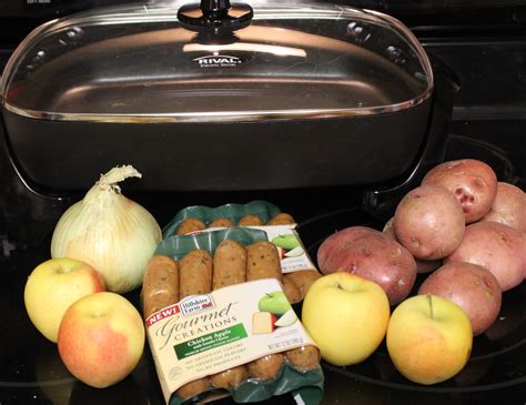 Step 2 stir onion, pinch of salt, and pinch of pepper in with the sausages. Perfect Fall Skillet Meal with Hillshire Farm Chicken ...