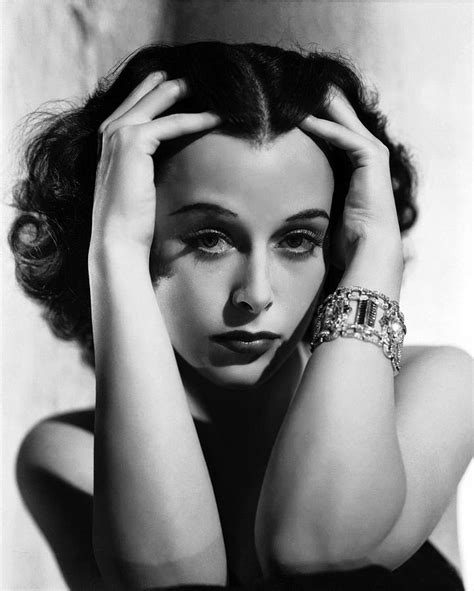 She helped develop an early technique for spread spectrum communications. Algiers, Hedy Lamarr, Portrait Photograph by Everett