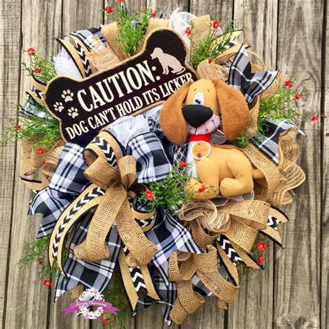 Dog Wreath Dog Lover Wreath Pet Wreath Doggie Wreath | Etsy | Pet wreath, Dog wreath, Everyday ...