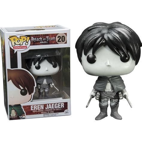 Eren jaeger is a character from attack on titan. Eren Jaeger Black and White - BAIT | Wiki Funko | Fandom