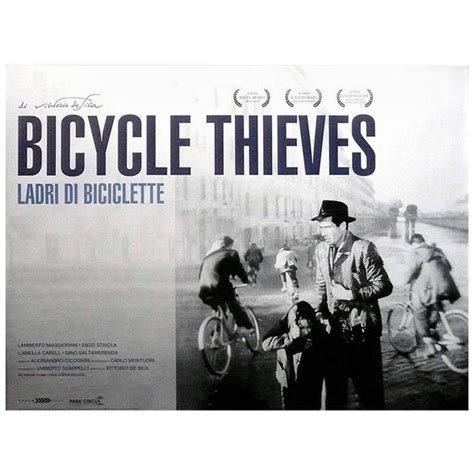 Bicycle thief full movie revolves around antonio ricci's bicycle. "bicycle Thieves" Film Poster, 1948 | Thief film, Good ...
