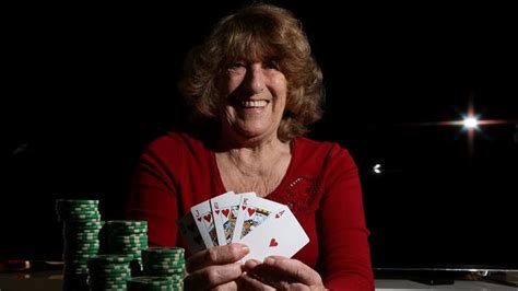 Blonde old women pleases an young guy. Ace-kicking granny beats young studs in World Poker Tour ...