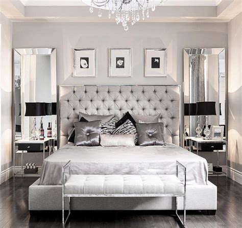 Get free shipping on qualified glam beds or buy online pick up in store today in the furniture department. Modern Glam Bedroom | Home bedroom, Silver bedroom ...