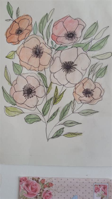 Pour une surprise encore plus grande, glissez donc votre bon imprimé dans une belle enveloppe que vous aurez au préalable décorée avec des gommettes, un dessin, une petite photo de votre maman, des paillettes. Bouquet Coquelicot Dessin : Elephant De Dessin Anime ...