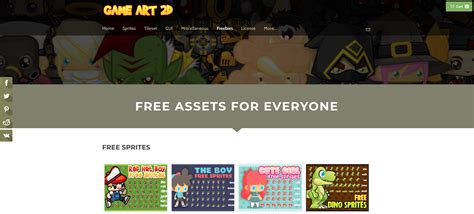Game Art 2D - free game art - Buildbox | Game Maker | Video Game Software