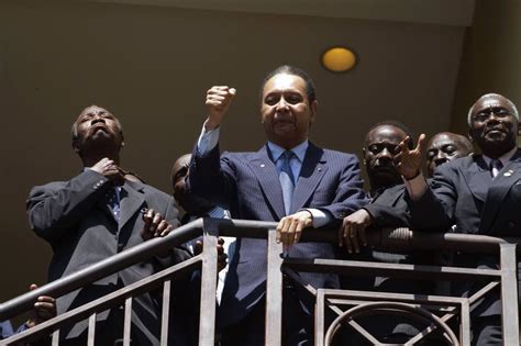 I'm the ruler of everything in the end. Haiti's ex-dictator 'Baby Doc' Duvalier plans to stay in ...