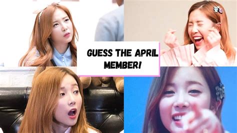 April 1st mini album ＜dreaming＞ debut showcase. Guess the APRIL member prt.1 - YouTube