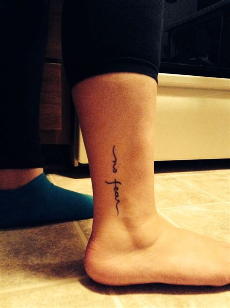 No hope no fear tattoo. No fear tattoo | Fear tattoo, Tattoos, Tattoo quotes