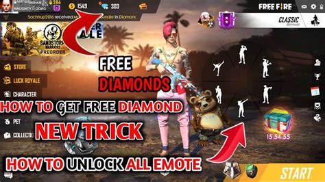 You can also find the spin wheel to accumulate free diamonds. How to unlock all emote free in free fire || How to get ...
