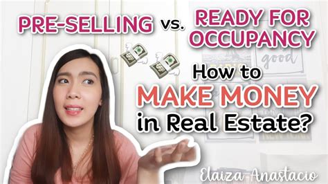 How to make money with real estate options pdf. Pre Selling vs. Ready for Occupancy + How to MAKE MONEY in REAL ESTATE? - YouTube