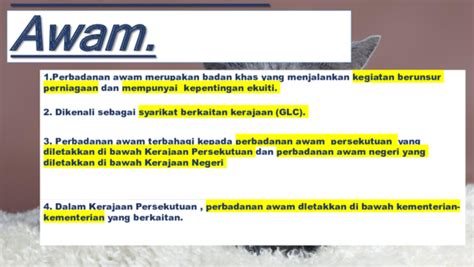 Perbezaan Badan Berkanun Dan Badan Tidak Berkanun