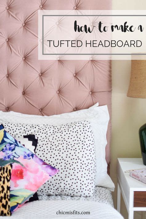Perfect for reading and lounging in bed! DIY Tufted Headboard: Over-sized Edition | Diy tufted headboard, Diy headboards, Handmade home decor