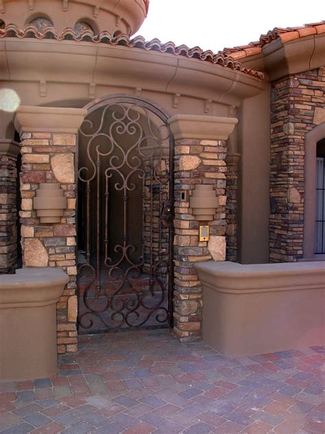 From our all in one paint collection, iron gate color story features many beautiful pieces painted with. Iron Gates - Mediterranean - Exterior - Phoenix - by Rustic Decor