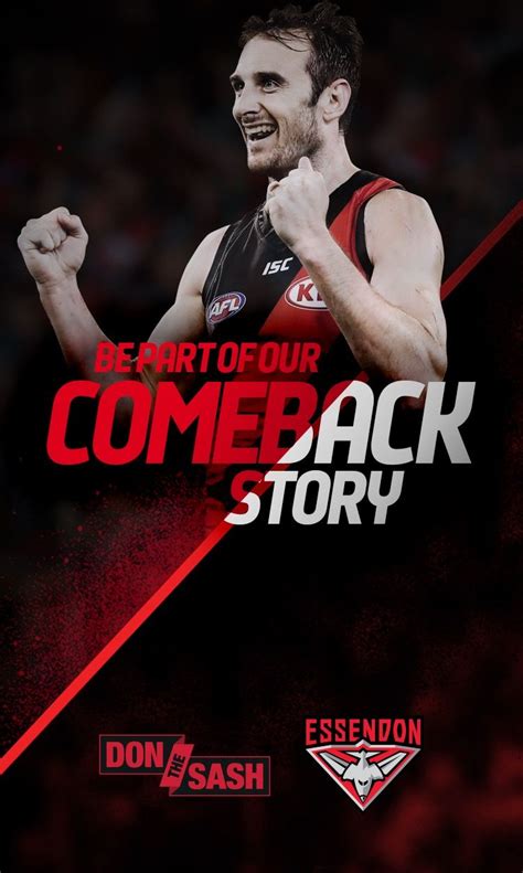 The essendon football club, nicknamed the bombers, is a professional australian rules football club based in the northern melbourne suburb of melbourne airport that plays in the australian football league (afl), the sport's premier competition. Pin by ~ Kylie ~ on Essendon Football Club | Essendon ...