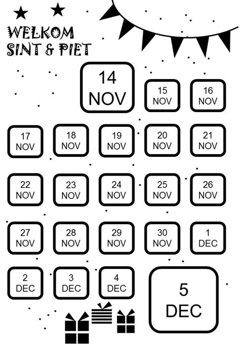 Dan ben je bij ons op het. Afbeeldingsresultaat voor aftelkalender sinterklaas 2017 ...