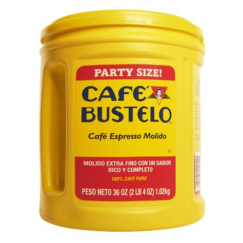 Blend of the finest coffees in the world. Cafe Bustelo Coffee Espresso, 36 Ounce, 5 Count (Pack of 5 ...