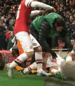 Want to discover art related to podolski? GIFS: Podolski & Santos also wanted to tickle Wilshere ...