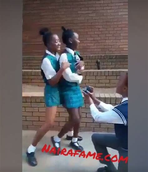 Make sure marriage is something that each of you wants, and verify that you both agree on major issues, such as having children. Unbelievable! Moment Secondary School Boy Propose To Girlfriend. VIDEO - Celebrities - Nigeria