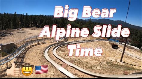 Because of the coaster's unique custom design, as well as other factors including the terrain, spring creek. Big Bear Alpine Slide Time - YouTube