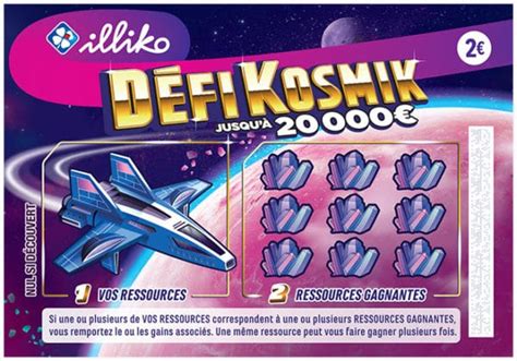 Un nouveau jeu à gratter illiko à 2 € : DÉFI KOSMIK