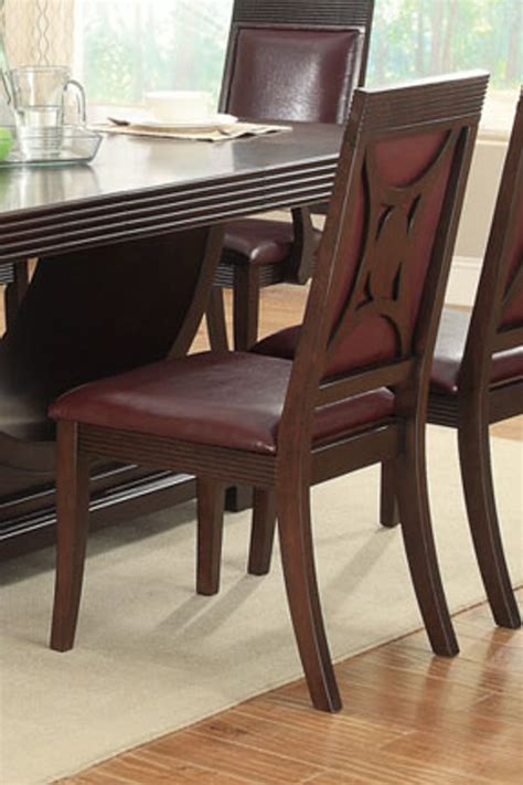 These red dining chair are trendy and can fit into every decoration style. Red Wood Dining Chair - Steal-A-Sofa Furniture Outlet Los ...