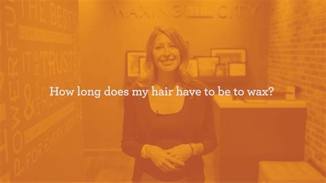 Plus, waxing with longer hair can be pretty painful. How Long Does Hair Have to be to Wax? - YouTube