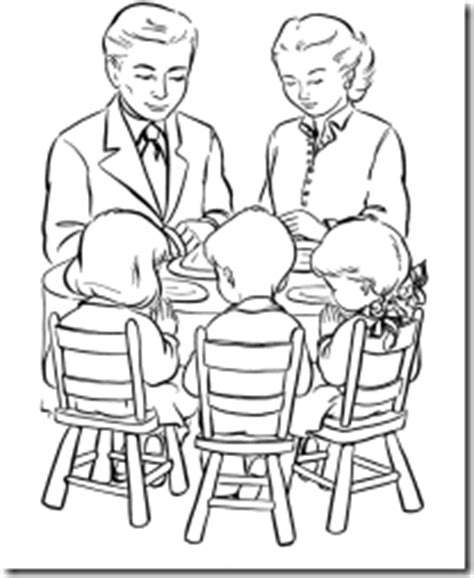 Dibujo de una familia leyendo. dibujos dia de la familia para colorear - Colorear dibujos infantiles