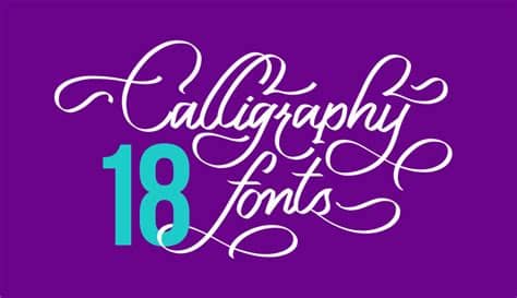 Handwriting fonts don't have to be about swirly letters. 18 Free Calligraphy Fonts to Fancy-Up Your Designs ...