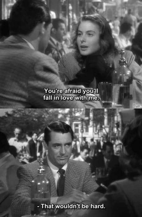 I told you i'll be ready in five minutes, stop calling me every half hour. You're afraid you'll fall in love with me | Movie quotes, Classic movie quotes, Film quotes