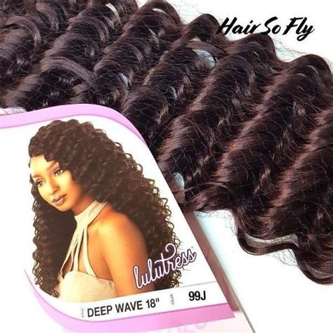 Get 4 packs for this look; Sensationnel Lulutress Crochet Braid - Deep Wave 18 ...