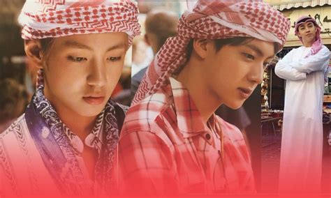 Ramai Cair Tatap V, Jin BTS Serta Bintang K-POP Pakai Serban & Jubah - Page 3 of 8 - Korea Buzz