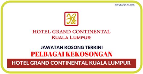 Jawatan kosong terkini kerajaan di suruhanjaya pencegahan rasuah malaysia (sprm) kini dibuka. Jawatan Kosong Terkini Hotel Grand Continental Kuala ...