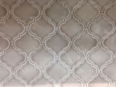 Available online from the builder depot. Dove gray arabesque tile from Kensington kitchen and bath ...