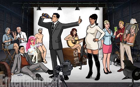 Anyone has a drink in their hand. funny tv show archer Sterling Archer Lana Kane Archer ...