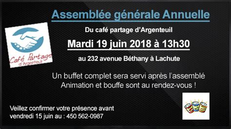 Le numéro de la caf d'argenteuil n'est pas évident à retrouver, nous vous proposons de joindre l'adresse complète et le plan d'accès de la caf d'argenteuil sont répertoriés dans notre listing des. 2018-06-16 AGA du café partage - TVC d'Argenteuil