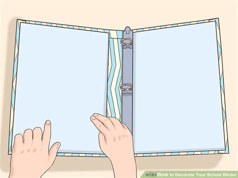 If you haven't already created a binder than 4 Ways to Decorate Your School Binder - wikiHow