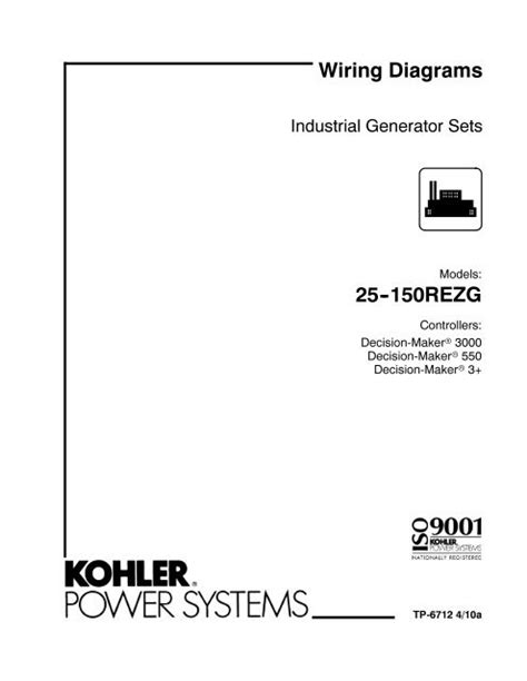 With less vibration, compared to previous kohler generator models. Kohler Generator Wiring Diagram