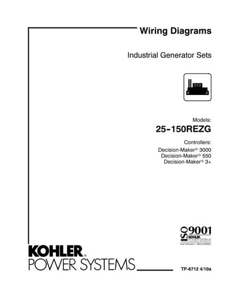 With less vibration, compared to previous kohler generator models. Kohler Generator Wiring Diagram