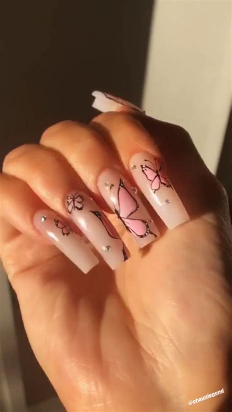 Maybe you would like to learn more about one of these? Pin by milly4bri on MANI | Kylie jenner nails, Butterfly ...