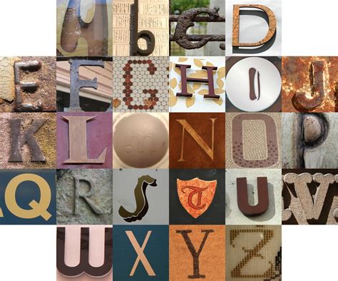 It's something we try to be. Brown letters | Postings to the Themed Alphabets group ...