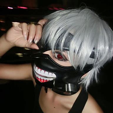 Tokyo ghoul kaneki ken ghoul pu masker. Masker geinspireerd door Tokyo Ghoul Cosplay Anime ...