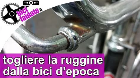 Eliminare la ruggine dal metallo con il fai da te. COME TOGLIERE LA RUGGINE SULLA BICI D'EPOCA - YouTube