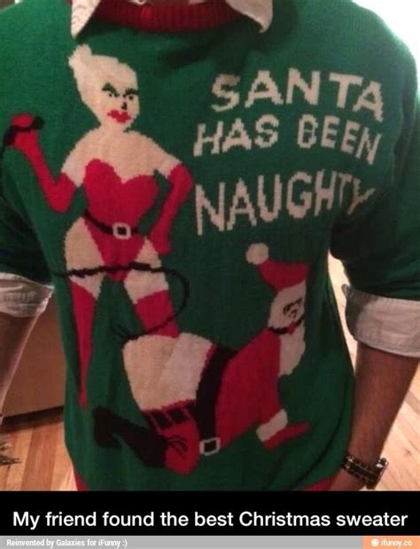 This milf has been naughty this christmas. I...WANT! | Funny christmas sweaters, Best christmas ...