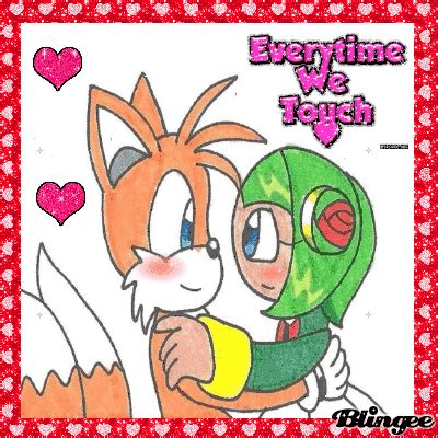 Well he was on top of her but you only saw that from a back view! Tails x Cosmo Picture #137468596 | Blingee.com